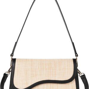 Shoulder Bag for Women Vegan Leather Women's Shoulder Purses Handbags with 2 Rem